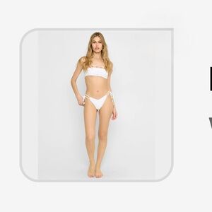 Beach Bunny White Bikini Bottom